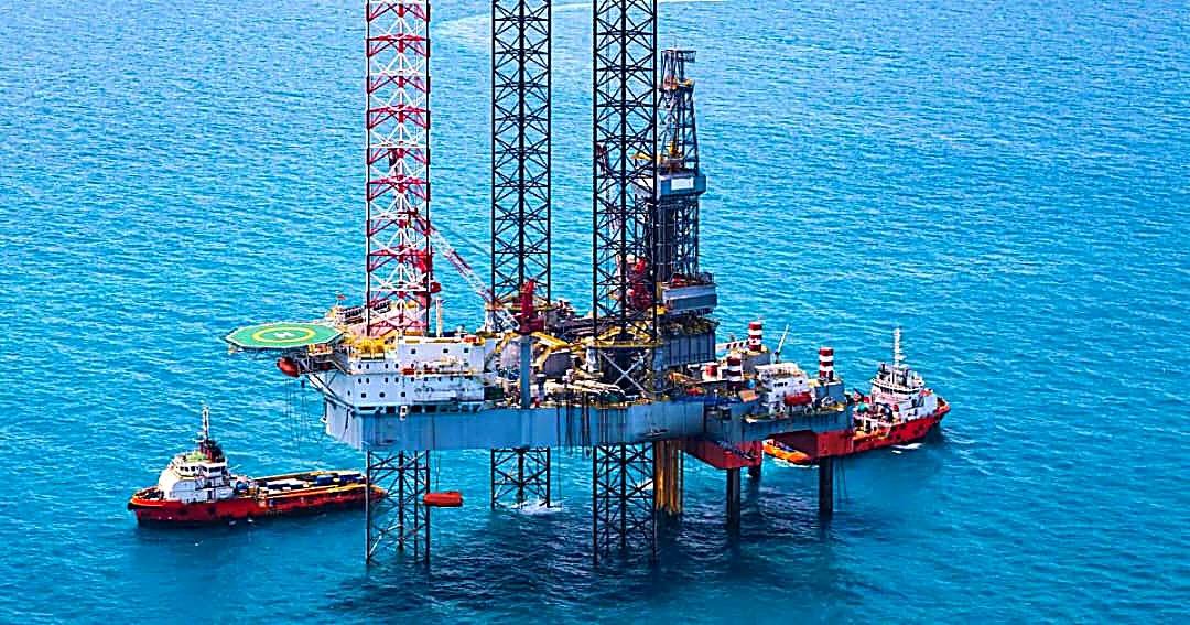Offshore rig support operation